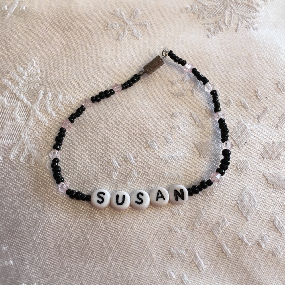 SUSAN 7” personalized name bracelet-NEW